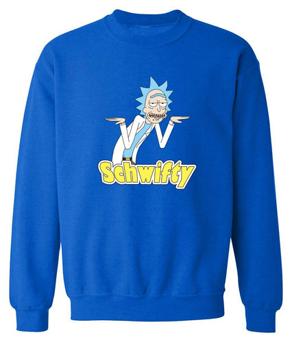 Rick And Morty Blue Sweatshirt