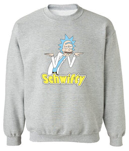 Rick And Morty Blue Sweatshirt